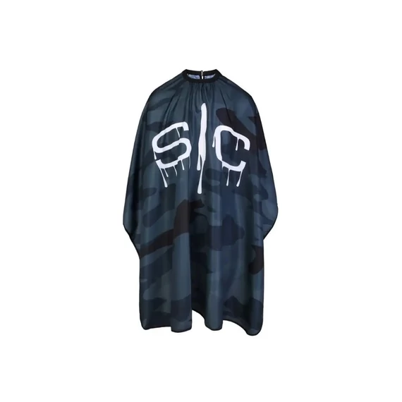 StyleCraft Cutting Cape Camo Black beterítő