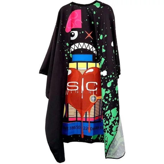 StyleCraft Cutting Cape Radioactive Black beterítő