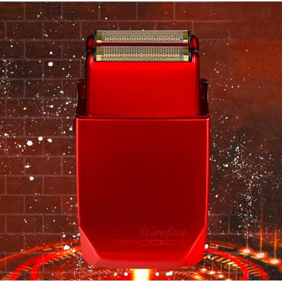 StyleCraft Wireless Prodigy Metalic Matte Red Turbocharged 9000rpm Shaver