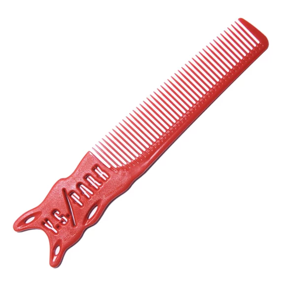 Y.S. Park Comb 209 Soft Flex Carbon Comb (red) fésű