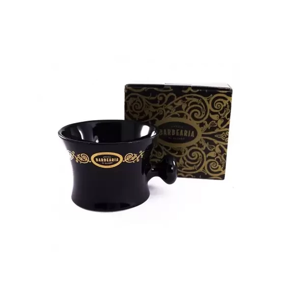 Antiga Barbearia de Bairro Black & Gold Shaving Bowl porcelán borotvatál