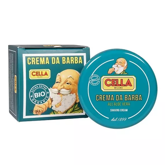 Cella Milano Shaving Cream Bio Aloe Vera borotválkozási szappan 150ml