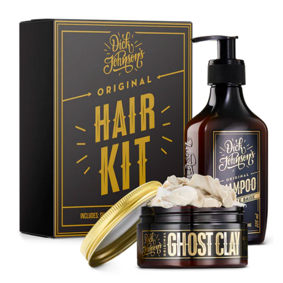 Dick Johnson Original Hair Kit (Shampoo + Gohst Clay) (új)