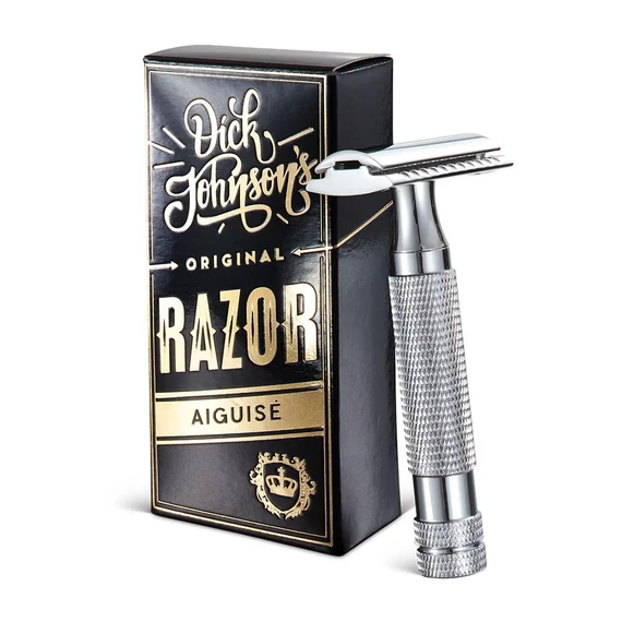 Dick Johnson Safety Razor Silver Aiguise