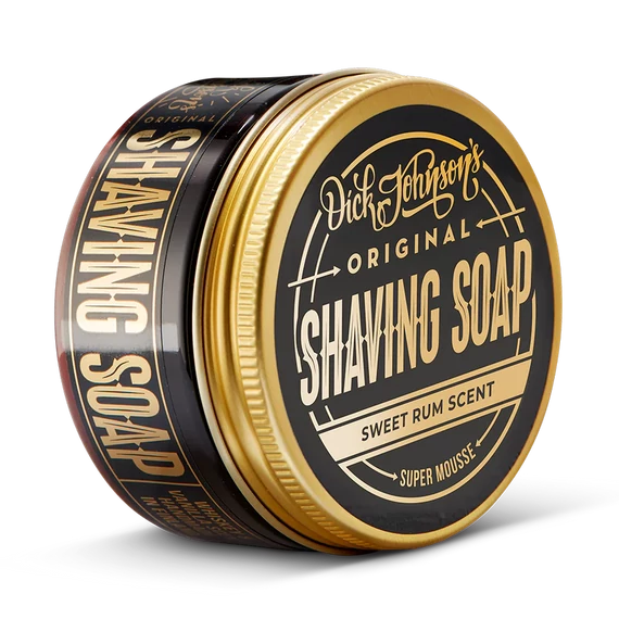 Dick Johnson Shaving Soap Super Mousse - Sweet Rum 80g