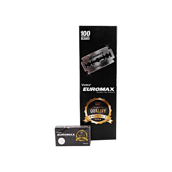Euromax (DE) platina bevonatú kétoldali borotvapenge (100db/csom)