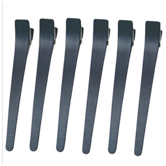 Eurostil Hair Clips Black (6pcs) 115mm