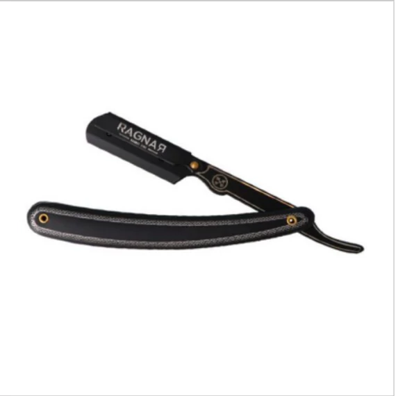 Ragnar J2 Steel Black Shavette Barber Razor