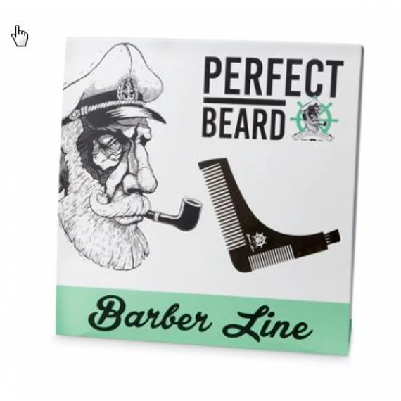 Barber Line Perfect Beard szakállfésű és sablon