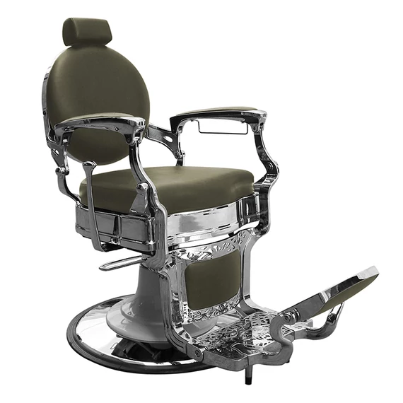Barber Chair - Barber Line "Classic" Green/Chrome