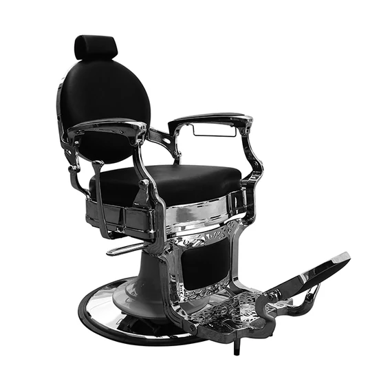 Barber Chair - Barber Line "Classic" Black/Chrome