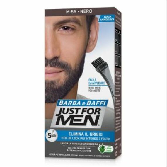 Just For Men Beard Color Black M-55 szakállfesték