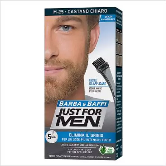 Just For Men Beard Color Light Brown M-25 szakállfesték