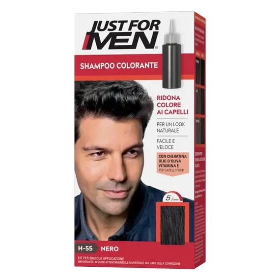 Just for Men Coloring Shampoo Black H-55