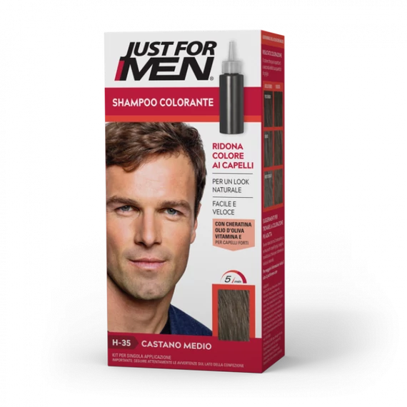 Just for Men Coloring Shampoo Medium Brown H-35 színező sampon
