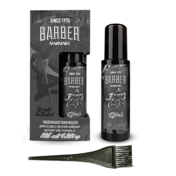 Marmara Barber Semi-Permanent Instant haj- és szakáll színező - Black 125ml