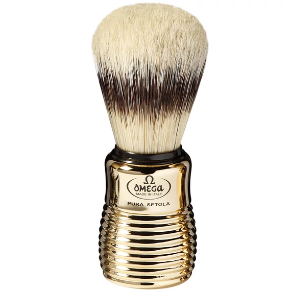 Omega Pure Bristle Shaving Brush (gold)