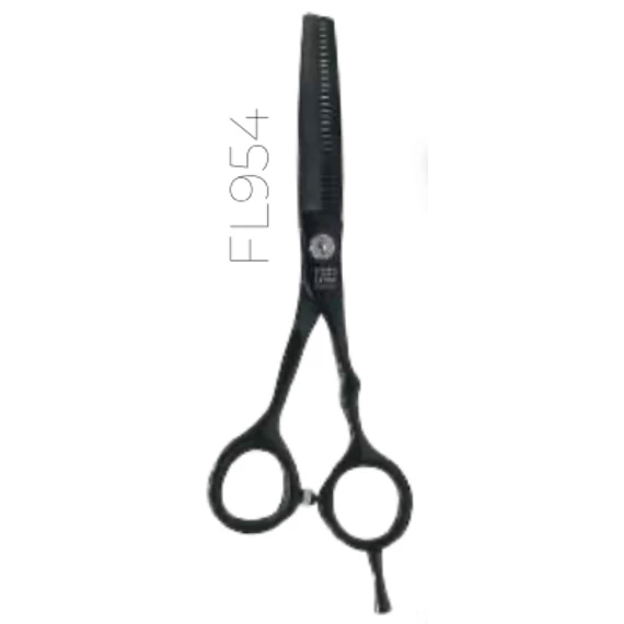 RBB Black Titanium Thinning Scissors - FL954 (5.5") ritkító olló