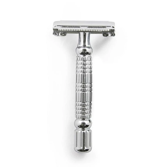 Rockwell R1 DE Safety Razor White Chrome biztonsági borotva