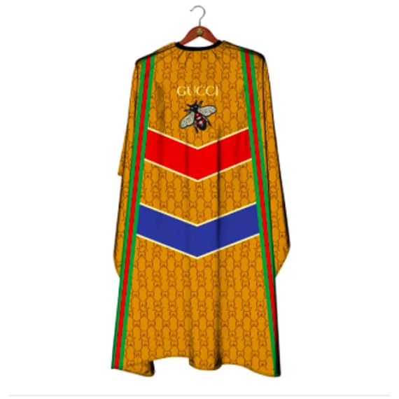 The Shave Factory Cutting Cape "Gucci" Gold vágókendő