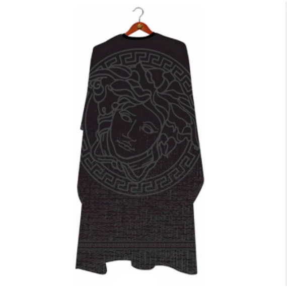 The Shave Factory Cutting Cape "Versace" Black vágókendő