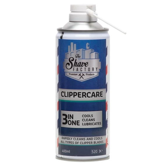 Shave Factory ClipperCare 3in1 Spray nyírógép ápoló spray 400ml