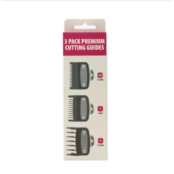 3 Pack Premium Cutting Guides (Wahl Kompatibilis) toldófésű szett