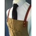 Kép 2/3 - Barber Pro Apron Chocolate Brown borbély kötény (csokoládé barna)