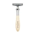 Kép 1/3 - Edwin Jagger Closed Comb Chatsworth Plaza Safety Razor (DE) Ivory / Chrome IVPSR