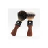 Kép 4/5 - Epsilon Black Badger Shaving Brush African Blackwood 50/24mm borotvapamacs