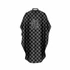 Picture 1/2 -Hey Joe! Barbers Cape (black/grey checkered) 170x140cm