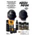 Kép 2/3 - Nish Man Hair Building Keratin Fiber + Fiber Locking Mist Set (black) 20g+100ml