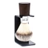 Picture 1/3 -Parker WNSY Synthetic Shave Brush - Beechwood & Chrome Handle - With Stand borotva pamacs tartóval