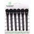 Picture 1/2 -Ragnar Hair Clips Black Metal (6pcs) 95mm