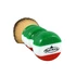 Picture 2/3 -RazoRock Italian Barber Tri-Color Plissoft Synthetic Shaving Brush - 24mm Knot