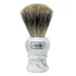 Kép 1/2 - Alexander Simpson Shaving Brush Pure Badger Islington Faux Grey Italian Marble (L)