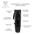 Kép 5/8 - StyleCraft Saber II Professional Metal Clipper (black) hajvágó gép 7200rpm