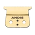 Picture 1/4 -Andis GTX EXO Replacement Shallow T- Blade Gold cserepenge