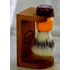Kép 1/2 - Antiga Barbearia de Bairro Wooden Shaving Brush Holder