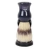 Kép 1/4 - Omega Pure Bristle Navy Blue Shaving Brush with Stand 23mm