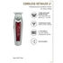 Picture 2/4 -Wahl Cordless Detailer T-Wide 5 Star Trimmer professzionális kontúrvágógép (burgundy/króm)