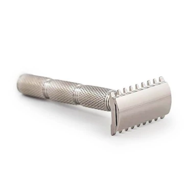 RazoRock DE Safety Razor - Game Changer 84-P Open Comb Super Knurl